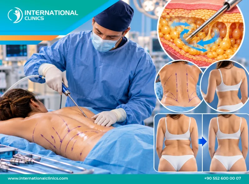 Liposuccion dos en Turquie : étapes et techniques utilisées
