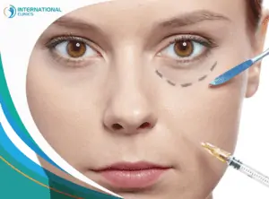 Collagen injections under the eyes تجميل الجفون