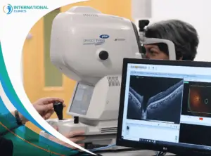 tomography of the retina الماء الابيض في العين