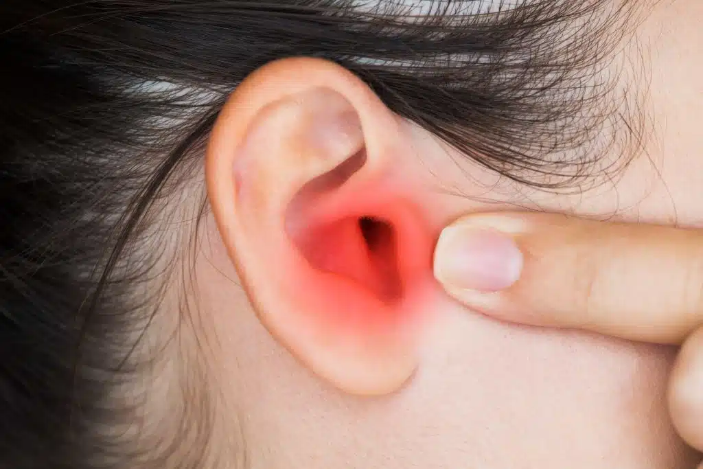 تشخيص التهاب الأذن الوسطى